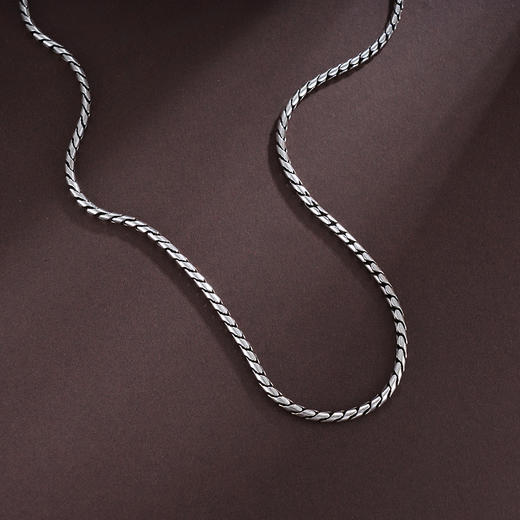 子佩集S925银【墨染】项链【RTS074-D】纯银2503 商品图1