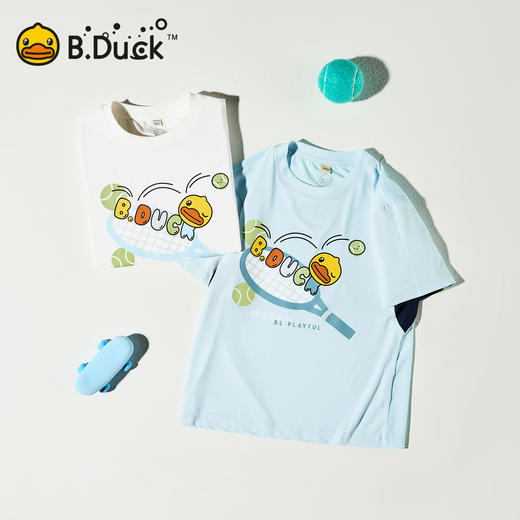 【冰感】B.Duck小黄鸭童装夏季男童短T恤110-160 BF2601913 商品图1