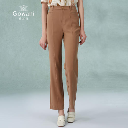 乔万尼垂感显瘦裤子时尚通勤裤子EM2F723 商品图2