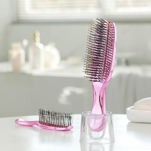 Modway头发按摩梳子 干湿两用 梳洗头皮女家用梳头顺发梳舒适不伤发 商品图12