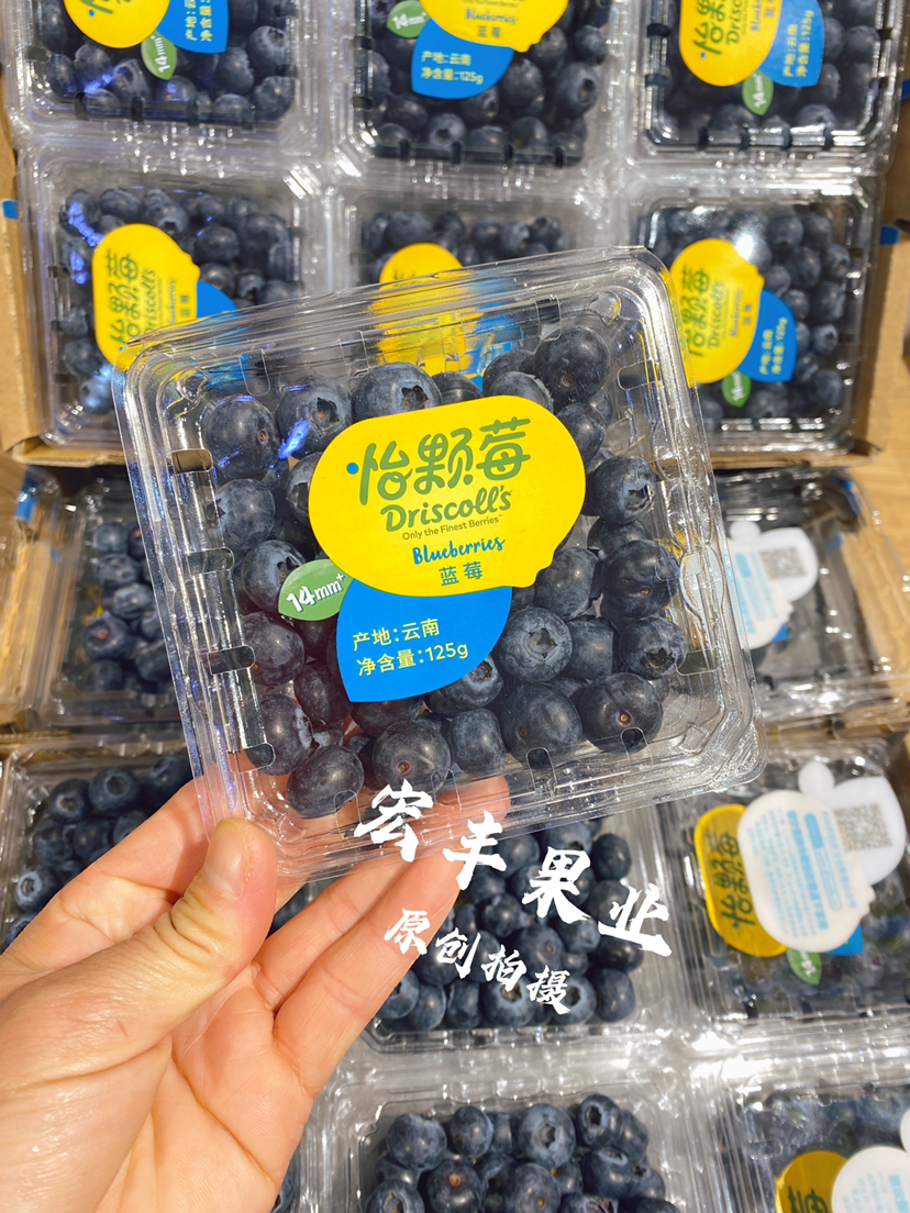 【宏丰精选】怡颗莓蓝莓，口感脆甜，花香味浓郁 活动价16.8元一盒