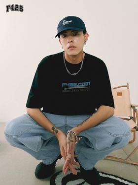 F426* 纯元，男女同款，宽松纯棉短袖～