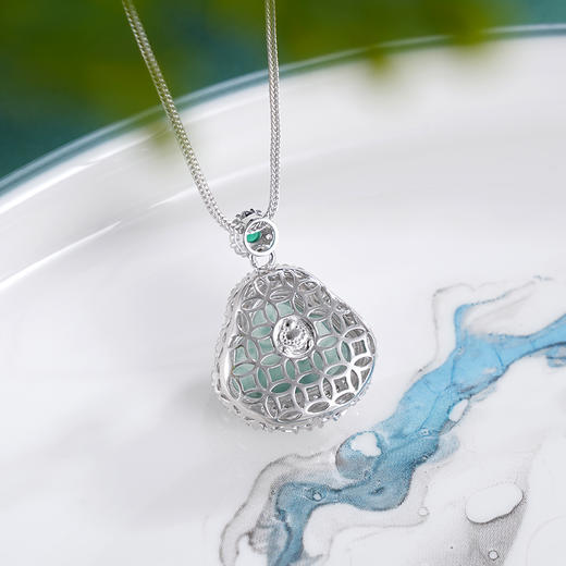 子佩集S925银【慈悲佛缘】套链【YL-7094106】纯银项链2503 商品图4