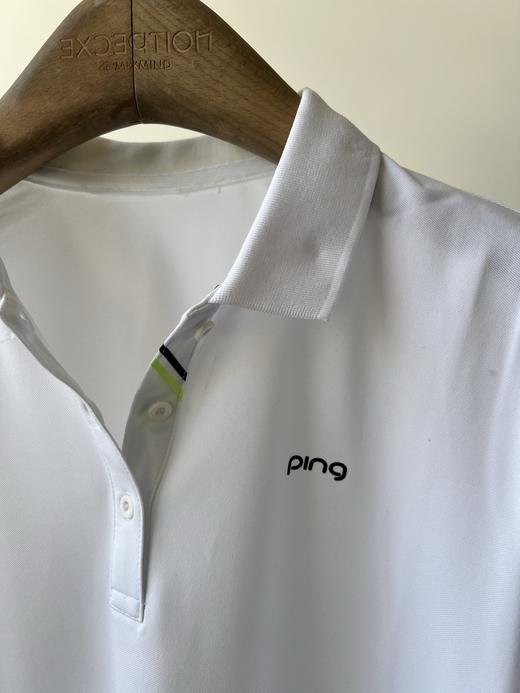 福利款💕💖，福利福利💕PING家原单T，韩国🇰🇷客供面料，棉混纺材质，面料有弹力，舒服有弹力，领口位置印花撞色，更是增加亮点，后面领子更是好看，双层领子，撞色拼接，印花LOG O，数量不多！ 商品图3