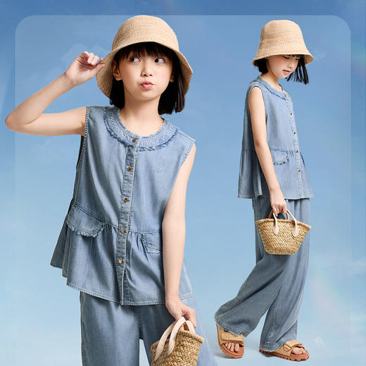 女童套装夏季新款安奈儿童装EG522030 商品图1