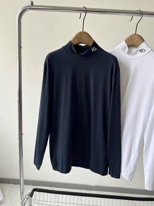 25新款PG男款速干T恤💕💕，韩国🇰🇷客供面料，四面弹力，超舒服，透气性极好，会呼吸的打底衫，日常生活，打球运动，跑步穿都很合适，经典的半高领设计，印花LOGO点缀，经典又大气！必入款！ 商品图1