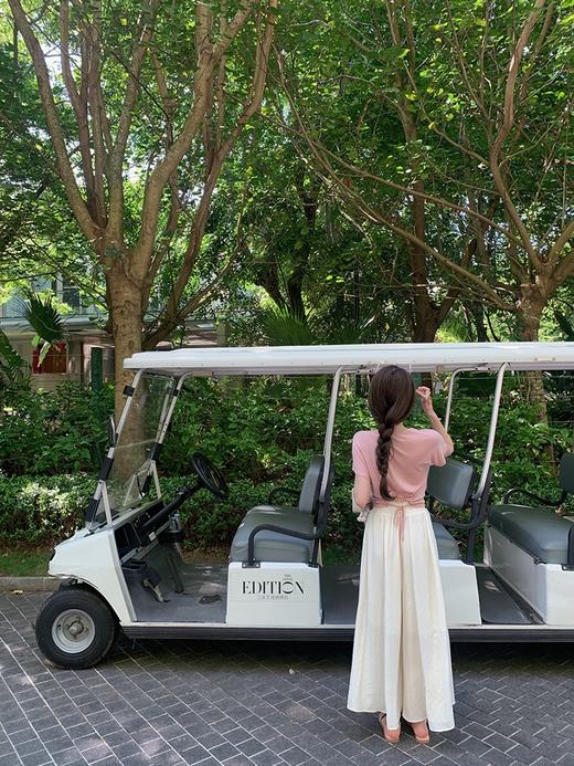 金蘑菇菇  大裤衩 / 高腰宽松垂感直筒休闲长裤 商品图0