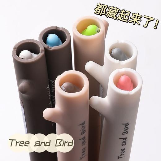 解压小鸟扭扭笔ins风0.5速干cs双珠可爱旋转出芯中性笔考试刷题笔 商品图8