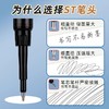 晨光大墨王笔芯 按动替芯ST头速干中性笔笔芯 2621签字笔0.5黑J9001考试用 1支 商品缩略图3