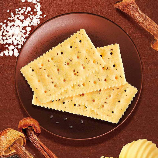 【分仓直发包邮】EDO PACK 松茸味黄油苏打饼干（奇亚籽风味）630g/盒 商品图2