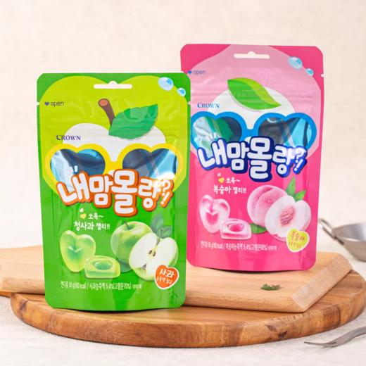 韩国CROWN克丽安果味软糖(青苹果味/水蜜桃味) 商品图4