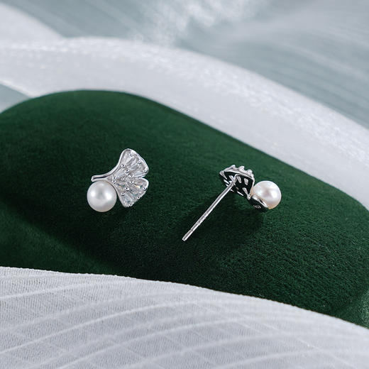 子佩集S925银珍珠耳钉【YEH-0581】纯银2503 商品图3