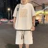 【套装】【DYY】大依优型大码圆领短袖T恤短裤套装夏季加肥加大肥佬休闲宽松透气弹力男装上衣潮款 商品缩略图4