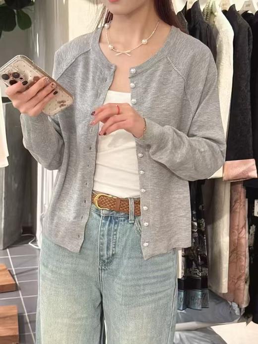 【门店同款】ENJOY春季温柔百搭针织开衫 160995334 商品图1