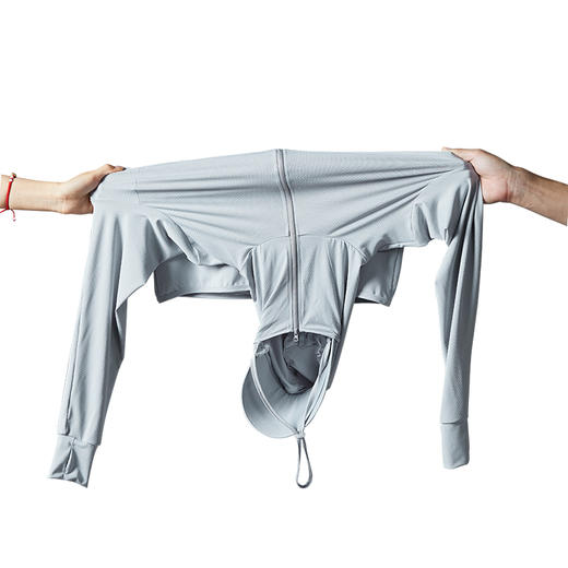 岸纾 休闲宽帽檐可脱卸休闲防晒衣（3色可选） UPF50+防紫外线精选生态面料 柔软舒适 商品图3