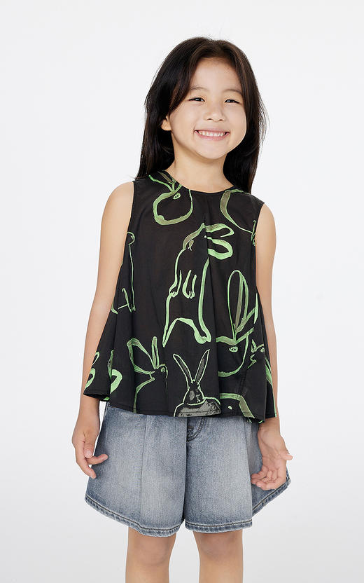 jnby  25年夏款  无袖TOP   1P5211170 商品图0