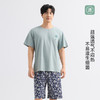 美季美优男士棉质椰树短袖套装 商品缩略图2