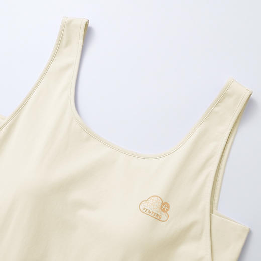 芬腾睡裙女款夏季纯棉吊带睡衣带胸垫一体式背心裙薄款凉感长裙子 商品图2