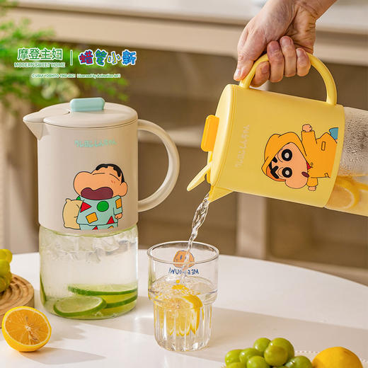 摩登主妇&蜡笔小新 玻璃冷水壶家用储水耐高温饮料冷泡凉水壶 商品图4