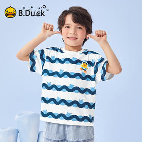 B.Duck小黄鸭童装夏季男童短袖T恤105-150 BF2501059