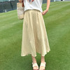 【清仓超15天不保价】奢姿大码女装2025夏季减龄半松紧简约裙子胖妹妹时尚褶皱半身裙9952421710 商品缩略图2