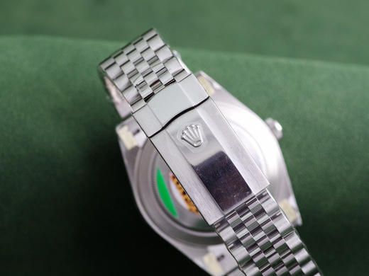 『v厂victory』C厂clean厂劳力士日志型系列m126334-0022腕表(绿罗&绿萝)，精钢表壳表链，深灰色表盘罗马时标，搭载3235型自动机械机芯，41毫米➕搭配正品一致的904进口精钢❕ 商品图4