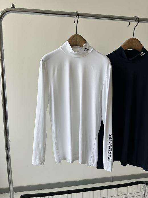 25新款PG男款速干T恤💕💕，韩国🇰🇷客供面料，四面弹力，超舒服，透气性极好，会呼吸的打底衫，日常生活，打球运动，跑步穿都很合适，经典的半高领设计，印花LOGO点缀，经典又大气！必入款！ 商品图0