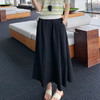 【清仓超15天不保价】奢姿大码女装2025夏季减龄半松紧简约裙子胖妹妹时尚褶皱半身裙9952421710 商品缩略图1