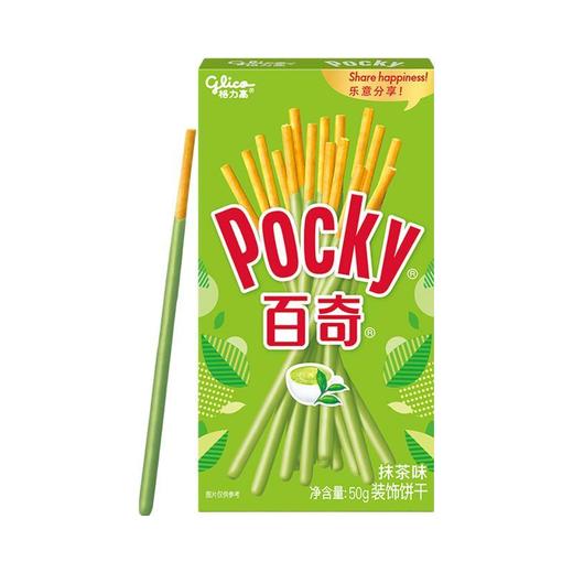 格力高百奇抹茶味装饰饼干 50g 商品图0