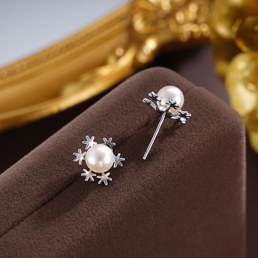 子佩集S925银珍珠耳钉【XXEH089】纯银2503 商品图2