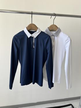 福利款，💕💕💕,PING家原单打底衫，韩国🇰🇷客供面料，弹力大，超舒服，撞色设计，精致好看，胸前LOG O点缀，更是别有一番风味！