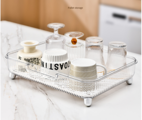 SN8818沥水杯架-透明