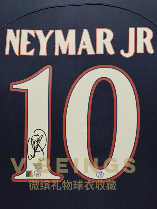 收藏系列 内马尔 大巴黎队10号 亲笔签名球衣 商品图2