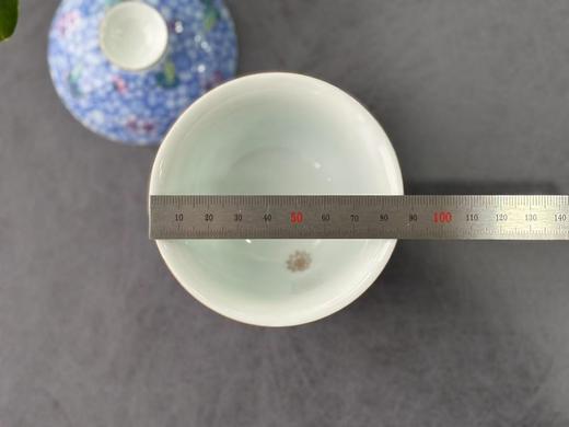 【家有好器】景德镇青花手绘满花斗彩内绘描金盖碗《万花筒》 商品图4
