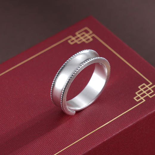 子佩集S999银【静明】戒指【Q006】纯银2503 商品图1