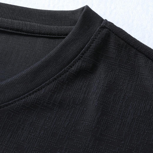 【DLS】大依优型大码短袖T恤圆领加肥加大男士大号弹力透气舒适夏季半袖 商品图2