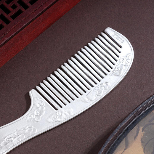 子佩集S999银【泽流云福】梳子【CYS008-1】纯银2503 商品图6