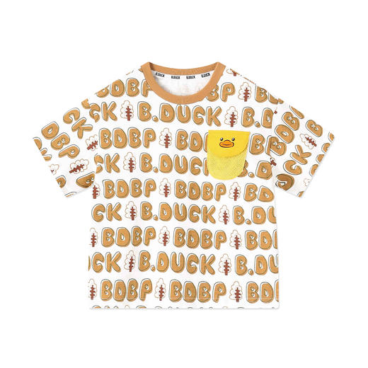 B.Duck小黄鸭童装夏季男童短袖T恤105-150 BF2501911 商品图3