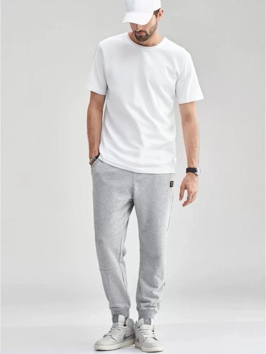 【两件起发货！单件不发，2 件 59 元】斯辰唯佳 鸟家同款 迪桑平纹 情侣排湿吸汗薄荷短袖T恤 B49-bht338 商品图1