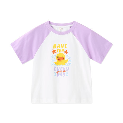 B.Duck小黄鸭童装夏季女童短T恤110-160 BF2501988 商品图3