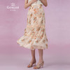 乔万尼桑蚕丝半身裙女新款夏a字半裙真丝法式蕾丝设计EM2D791 商品缩略图3