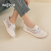预售7天|Safiya/索菲娅2025春夏浅口百搭休闲蕾丝网面小白鞋SFD1112107 商品缩略图4
