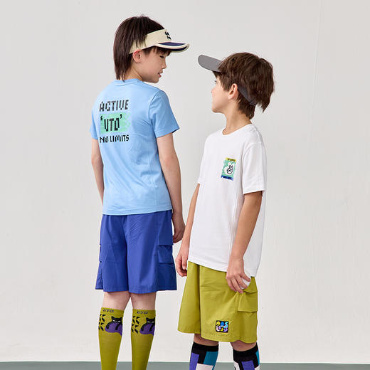 UTO男童休闲运动五分裤 商品图4