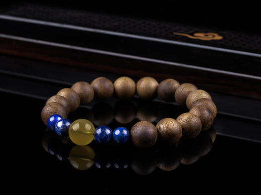 XY0181沉香+蜜蜡青金石手串 商品图7