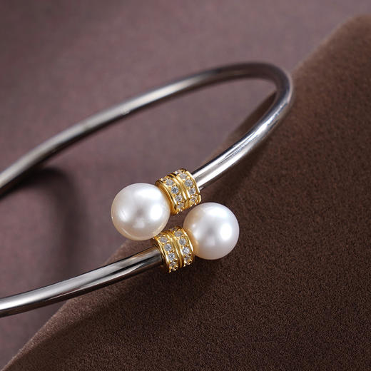 子佩集S925银珍珠手镯【JYSZ005】纯银2503 商品图6