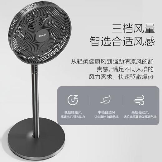 海尔七叶电风扇落地扇家用大风力台立式强力节能摇头 商品图7