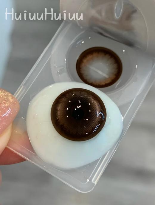 <日抛大直径>Jellydoll-黑糖糯米/焦糖布丁--14.5mm/14.4mm大着色【日抛 0- 1000度  含525/575】 商品图3