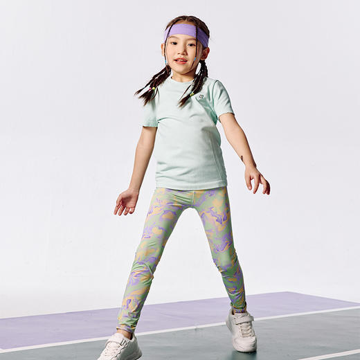 UTO女童轻彩印花打底裤 商品图1