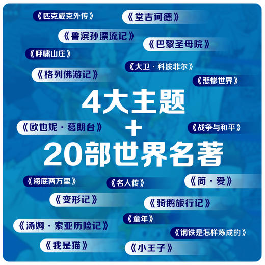 《秒懂经典：漫画世界名著》全四册 商品图4