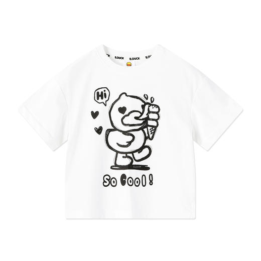 【冰感】B.Duck小黄鸭童装夏季男童短袖T恤105-150 BF2501015 商品图3